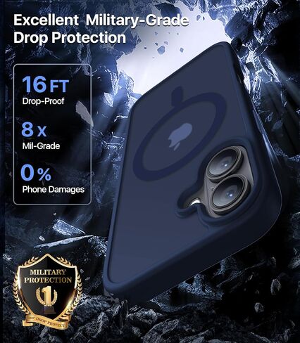 CAHEJILU Stronger Magnetic for iPhone 16 Case,Compatible with MagSafe in Kuwait