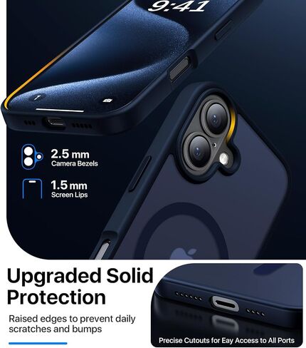 CAHEJILU Stronger Magnetic for iPhone 16 Case,Compatible with MagSafe in Kuwait