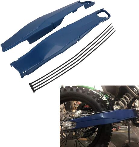 AnXin Motorcycle Swingarm Guard Swing Arm Protector For EXC125 EXC200 EXC300 EXC-F250 EXC-F350 EXC-F400 EXC-F450 EXC-F500 TC/FC125 FC250/350/450 TE125/250 FE250/350/450 - Black in Kuwait