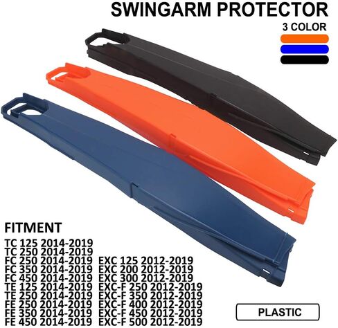 AnXin Motorcycle Swingarm Guard Swing Arm Protector For EXC125 EXC200 EXC300 EXC-F250 EXC-F350 EXC-F400 EXC-F450 EXC-F500 TC/FC125 FC250/350/450 TE125/250 FE250/350/450 - Black in Kuwait