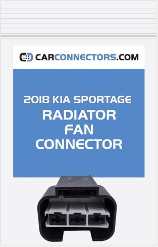 Radiator Fan Connector for 2018 Kia Sportage in Saudi Arabia
