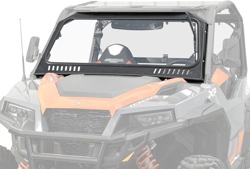 SuperATV Glass Windshield for 2016+ Polaris General / 4 / XP 1000 / XP 4 1000 | DOT Approved Laminated Safety Glass Windshield | Includes Manual Wiper | Built-in Vent in Saudi Arabia