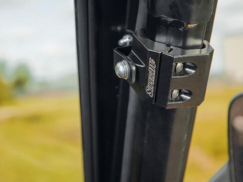 SuperATV Glass Windshield for 2016+ Polaris General / 4 / XP 1000 / XP 4 1000 | DOT Approved Laminated Safety Glass Windshield | Includes Manual Wiper | Built-in Vent in Saudi Arabia