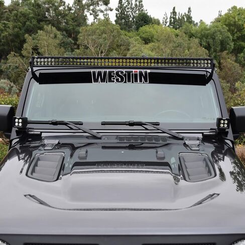 Westin 62-41085 Pillar LED Light Mount Bracket fits 2018-2025 Wrangler JL 2020-2025 Gladiator (Exc Mohave & Rubicon 392) (Exc 4xe) in Saudi Arabia