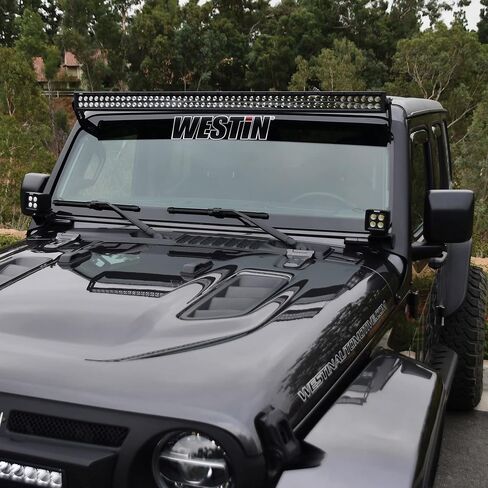 Westin 62-41085 Pillar LED Light Mount Bracket fits 2018-2025 Wrangler JL 2020-2025 Gladiator (Exc Mohave & Rubicon 392) (Exc 4xe) in Saudi Arabia