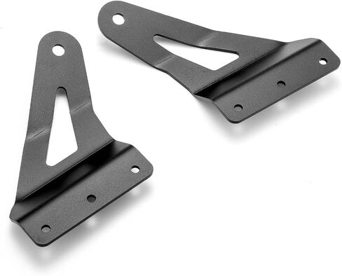 Wsays 50" Curved LED Light Bar Upper Roof Windshield Mounting Brackets Compatible with Jeep Grand Cherokee 1999-2004 in Saudi Arabia