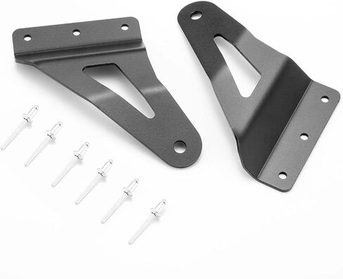 Wsays 50" Curved LED Light Bar Upper Roof Windshield Mounting Brackets Compatible with Jeep Grand Cherokee 1999-2004 in Saudi Arabia