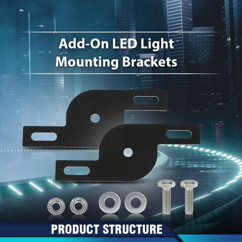 PIT66 دعامات تثبيت إضاءة LED مزدوجة الجراب متوافقة مع غطاء محرك السيارة SUV المفصلي على عمود A-Pillar Mount LED Pod Light in Saudi Arabia