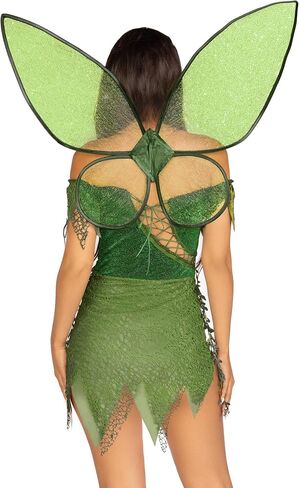 زي Leg Avenue Forest Fairy للنساء، أزياء الهالوين المثيرة للنساء مع أجنحة الجنية اللامعة للبالغين in Saudi Arabia