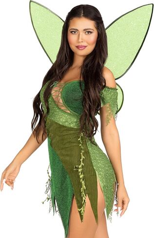 زي Leg Avenue Forest Fairy للنساء، أزياء الهالوين المثيرة للنساء مع أجنحة الجنية اللامعة للبالغين in Saudi Arabia