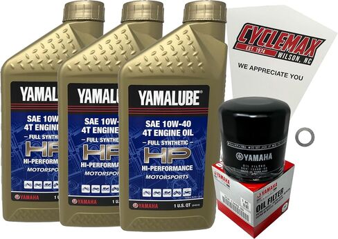 Full Synthetic Oil Change Kit compatible with 2004-2007 Yamaha RHINO 660 in Saudi Arabia