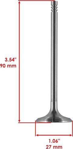 Caltric Exhaust and Intake Valve Kit compatible with Can-Am Bombardier Outlander Max 650 2006-2015 2018-2022 in Saudi Arabia