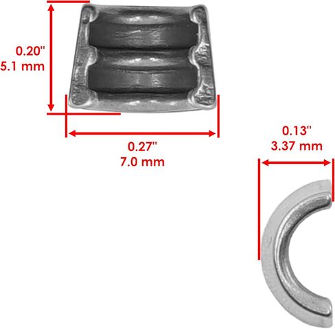 Caltric Exhaust and Intake Valve Kit compatible with Can-Am Bombardier Outlander Max 650 2006-2015 2018-2022 in Saudi Arabia