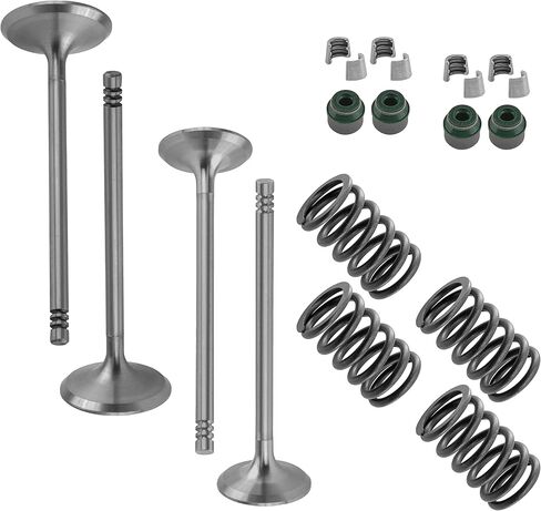 Caltric Exhaust and Intake Valve Kit compatible with Can-Am Bombardier Outlander Max 650 2006-2015 2018-2022 in Saudi Arabia