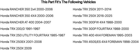 TUSK Valve Seal Kit for Honda Rancher at 400 2004-2007 in Saudi Arabia
