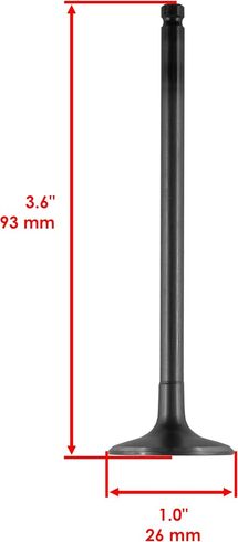 Caltric Exhaust Valve Compatible with Kawasaki Brute Force 750 Kvf750 Kvf-750 4X4I 2005-2018 in Saudi Arabia