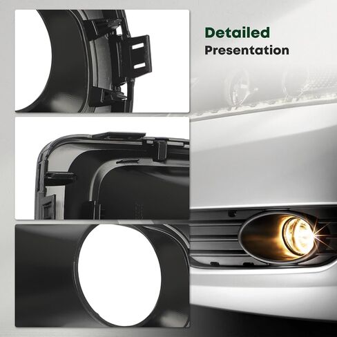 YHTAUTO Fog Light Bezel Fits Jeep BU Series Renegade 2015-2018 Front Bumper Fog Light Cover Trim Left Driver Side in Saudi Arabia