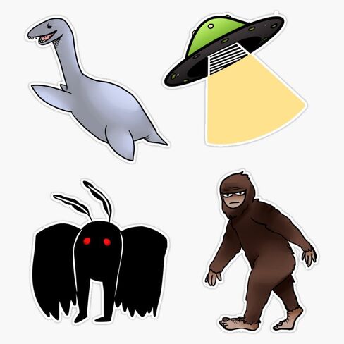 ملصق فينيل مغناطيسي من MAGNET Cryptid Pack مقاس 5 بوصات in Saudi Arabia