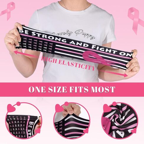 أكمام للتوعية بسرطان الثدي، أكمام للذراع بشريط وردي لكرة القدم، زوج واحد من أكمام الذراع لسرطان الثدي للبالغين من الرجال والنساء in Kuwait