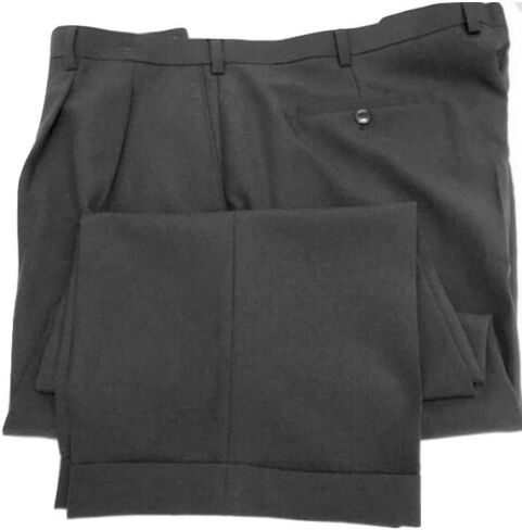 Big and Tall Full Leg Baggy Roomier Fit Cuffed Dress Pants to Size 80 in Saudi Arabia