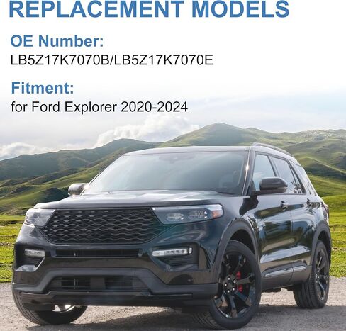 Motoforti Right Passenger Side Heated Mirror Replacement for Ford Explorer 2020 2021 2022 2023 Rear View Mirrors with Blind Spot Replace No.LB5Z17K7070B in Saudi Arabia
