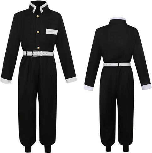 Lmetsky Men Costume Uniform Cosplay Outfit Kimono Suits Set Halloween Female Men in Saudi Arabia