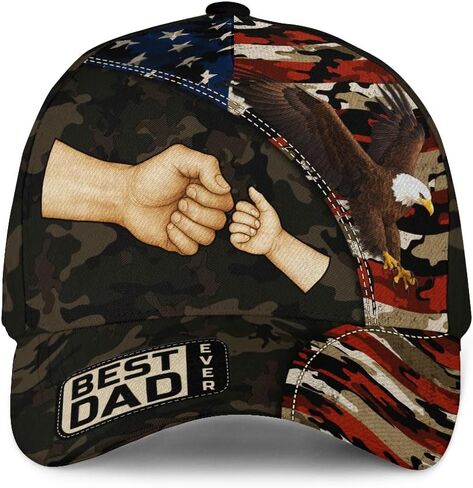 Best Dad Ever Hat, Fist Bump Cap, Dad Hats for Men, Baseball Fathers Day Hat, Daddy Hats Men in Kuwait