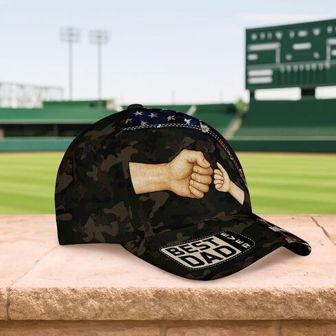 Best Dad Ever Hat, Fist Bump Cap, Dad Hats for Men, Baseball Fathers Day Hat, Daddy Hats Men in Kuwait