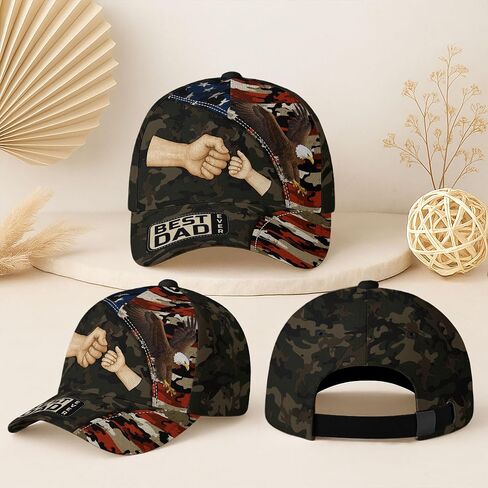 Best Dad Ever Hat, Fist Bump Cap, Dad Hats for Men, Baseball Fathers Day Hat, Daddy Hats Men in Kuwait