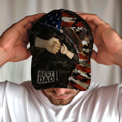 Best Dad Ever Hat, Fist Bump Cap, Dad Hats for Men, Baseball Fathers Day Hat, Daddy Hats Men in Kuwait