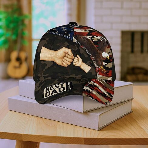 Best Dad Ever Hat, Fist Bump Cap, Dad Hats for Men, Baseball Fathers Day Hat, Daddy Hats Men in Kuwait