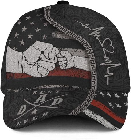 Best Dad Ever Hat, Fist Bump Cap, Dad Hats for Men, Baseball Fathers Day Hat, Daddy Hats Men in Kuwait