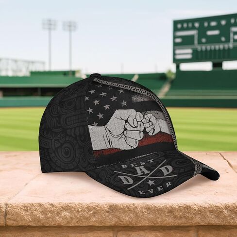 Best Dad Ever Hat, Fist Bump Cap, Dad Hats for Men, Baseball Fathers Day Hat, Daddy Hats Men in Kuwait
