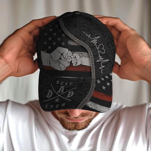 Best Dad Ever Hat, Fist Bump Cap, Dad Hats for Men, Baseball Fathers Day Hat, Daddy Hats Men in Kuwait