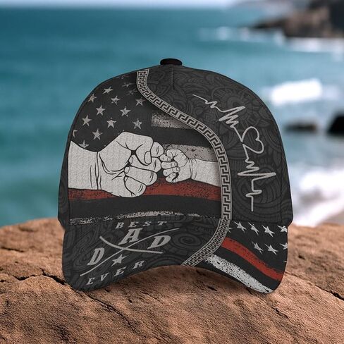Best Dad Ever Hat, Fist Bump Cap, Dad Hats for Men, Baseball Fathers Day Hat, Daddy Hats Men in Saudi Arabia