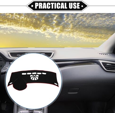 Car Dashboard Cover Mat Compatible for Buick LaCrosse 2010-2016, Protective Polyester Black Center Console Interior Trim Dash Board Mat in Kuwait