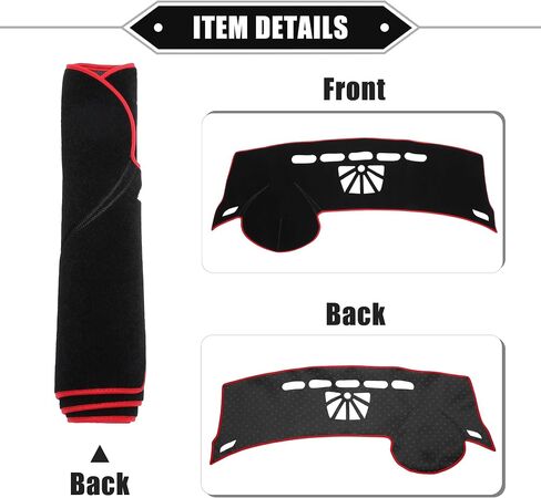 Car Dashboard Cover Mat Compatible for Buick LaCrosse 2010-2016, Protective Polyester Black Center Console Interior Trim Dash Board Mat in Kuwait