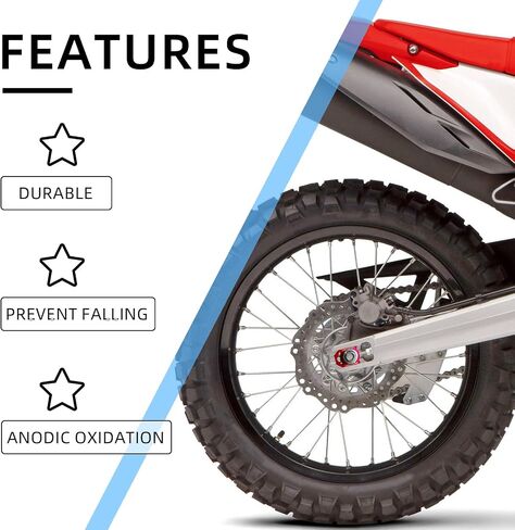 Dirt Bike Rear Axle Blocks Chain Adjuster,CNC Chain Adjuster Tensioner for CRF300L CRF300LA CRF300LR CRF300LRA 21-24/CRF300LDA 23-24/CRF250L 13-20/CRF250LA CRF250RL CRF250RLA 17-20 in Saudi Arabia
