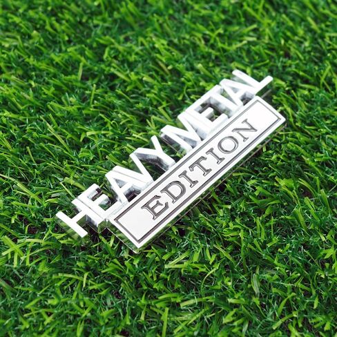 مجموعة زوج من الطبعة المعدنية الثقيلة شعار 3D Fender Badge ملصق لاصق اسم للمركبة العالمية، السيارة، الشاحنة، ملحقات الدراجات النارية SUV (أسود أحمر) in Saudi Arabia
