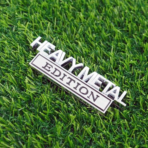 مجموعة زوج من الطبعة المعدنية الثقيلة شعار 3D Fender Badge ملصق لاصق اسم للمركبة العالمية، السيارة، الشاحنة، ملحقات الدراجات النارية SUV (أسود أحمر) in Saudi Arabia