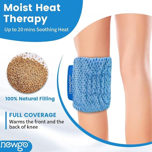 NEWGO Microwave Heating Pad for Knee Arthritis, Muscle and Joint Stiffness, Heated Knee Wrap for Tennis Elbow Pain Relief in Saudi Arabia