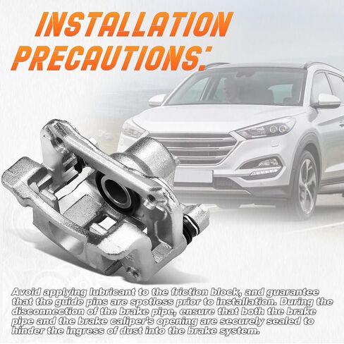 Brake Caliper Assembly with Bracket Fit for Hyundai Tucson 2010-2015; KIA Sportage 2011-2016 (Rear Passenger Side) in Saudi Arabia