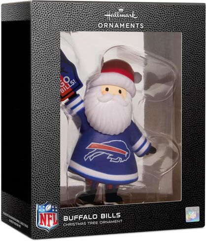 زينة عيد الميلاد من Hallmark NFL Buffalo Bills Santa Fan، هدايا لمحبي الرياضة in Saudi Arabia