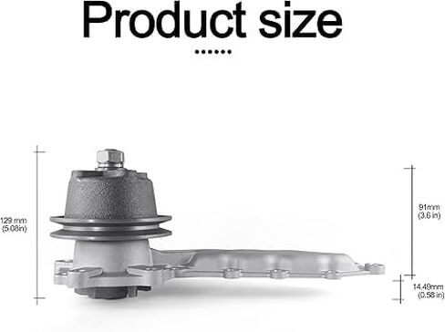 15341-73030 (4 Bolt Hub) Water Pump 15301-73030 E5900-73032 E5900-73412 For Kubota L245 L245F L245H L245DT L295 L295DT KH-1 10 Tractor Bobcat Kioti LK2554 LK3054 CK30 3A139-SV1 in Saudi Arabia