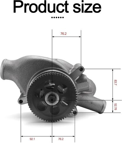 (C&U Bearing) 23522707 23505895 23517027 23539929 Water Pump (Can Use On Old Type R23526039, R23539602) For Detroit Diesel 50 60 Series 12.7 L,For 2000-2008 Freightliner Columbia in Saudi Arabia