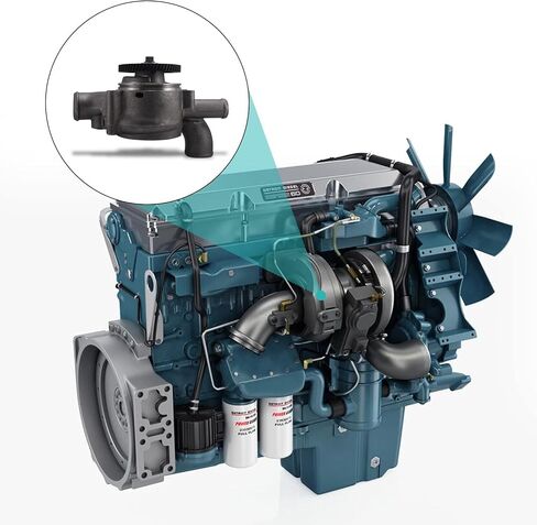 (C&U Bearing) 23522707 23505895 23517027 23539929 Water Pump (Can Use On Old Type R23526039, R23539602) For Detroit Diesel 50 60 Series 12.7 L,For 2000-2008 Freightliner Columbia in Saudi Arabia
