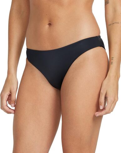 Volcom Women's Standard Simply Seamless Full Bikini Bottom, Black in Saudi Arabia