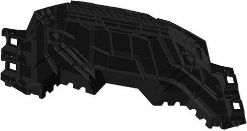 Polaris ATV Front Rack, Gloss Black, Genuine OEM Part 5452935-070, Qty 1 in Saudi Arabia
