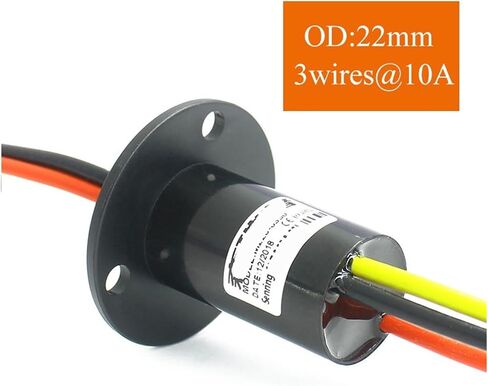 3 Wire 30A 240V OD22mm CCTV Surveillance and Robotic Capsule Slip Ring in Saudi Arabia