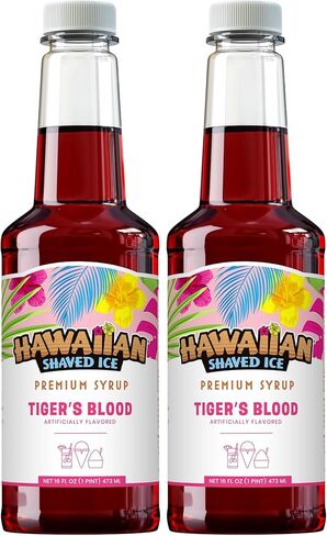 نصف لتر شراب الثلج المحلوق من هاواي، نكهة الأناناس، رائع للسلاش، الصودا الإيطالية، المصاصات، وأكثر من ذلك، لا حاجة للتبريد، لا يحتوي على المكسرات أو الصويا أو القمح أو منتجات الألبان أو النشا أو الدقيق أو منتجات البيض in Kuwait